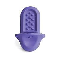 Diggs Groov Crate Training Aid for Puppies and Nervous Dogs – Calming Lick Mat for Crate Training & Separation – Puppy Enrichment Toy with Freezer Shell – BPA-Free – (Lavender)