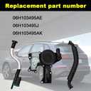 HY-SPEED PCV Valve with Valve Breather Hose Kit Compatible with A4 A5 A6 Quattro Q3 Q5 allroad 2012 2013 2014 2015 2016 2017 2018 12 13 14 15 16 17 18 2.0T 06H103495AE 06H103495J 06H103495AK