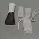 Ontel Miracle Smile Water Flosser for Teeth&Gum Health, Unique H-Shaped Flossing Head&4 Water Jets, Cordless Water Flosser Features 360 Cleaning&3 Pressure Modes, USB Rechargeable Dental Floss, White