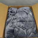 Homemate Heated Electric Blanket King Size - 100"x90" Heating BedBlanket Throw with 10 Heating Levels&8 Hours Auto Off, Fast Heating Over-Heated Protection Ultra Soft Flannel ETL Certified, Grey