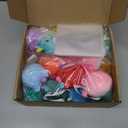 Valentines Day Gifts for Kids - 24 Pack Axolotl Plush Toys Keychains with Valentine's Cards - Mini Stuffed Animals Set for Boys Girls Toddler Classroom Exchange School Activities Party Favors