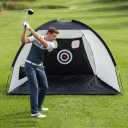 Golf Net for Teens | Indoor & Backyard Portable Junior Golf Swing Practice Net for Kids Youth, Home Yard Outdoor Golf Driving Net Easy Setup, 2 meters diameter, 1.2 meters height