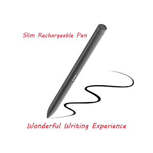 Slim Rechargeable Pen for HP Slim Rechargeable Pen(630W7AA)Compatible with HP Pro x360 Fortis 11 inch G9 /G10 Notebook PC and Pro x360 435 13.3 inch G9 Notebook PC,AES 1.0 Protocol With Charger(Black)