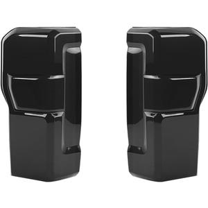 Linskip Tail Light Covers Compatible with Ford F250/F350/F450/F550 2023-2026+, Tail Lamp Guard Trim Bezels Decoration Accessories, Exterior Accessories(Smoke Dark)