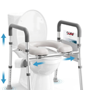 Toilet Seat Riser for Seniors, Raised Toilet Seat with Handles, Adjustable Height & Width, 400lb Handicap Elevated Toilet Seat, Fit Any Toilet
2K+ bought in past month