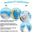 7 x MISS FANTASY Christmas Window Clings Decorations, 10 Sheets Merry Christmas Scene Window Stickers for Glass Window Snowflakes Decals White Winter Snow Scene Xmas Decorations for Home Indoor