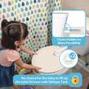 4our Kiddies Baby Toilet Lock (2 Pack) for Child Safety, Baby Proof Toilet Seat Lock with 2 Extra Pallet Fit for Most Standard Toilet, Easy Intallation Toilet Lid Lock with 2 Extra 3M Adhesive