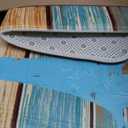 Bathroom Rug Runner 2x6, Thick Anti-Fatigue Non-Slip Memory Foam Kitchen Runner Mat, Nautical Wood Printed, Absorbent Washable Cushioned Carpet for Double Vanity, Shower,Laundry