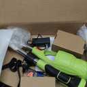 Leaf Blower Cordless, 21V Powerful Electric Leaf Blower with 2 * 4.0Ah Batteries & Fast Charger, 2-Speed Power Settings, Battery Powered Blowers for Lawn Care, Yard, Lawn, Patio, Dust, Blows Leaves (black)