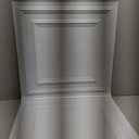 Art3d Drop Ceiling Tiles, 24x48in. White (12-Pack), Polyvinyl Chloride (PVC), Glue Down