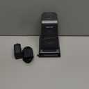 Wireless Charger Samsung Charging Station: 3 in 1 Android Charging Stand with Dimmable Clock - Nightstand Organizer for Galaxy S25 Ultra S24, Galaxy Watch 8 7 6 5 4, Galaxy Buds, Space-Saving Charger (Grey)