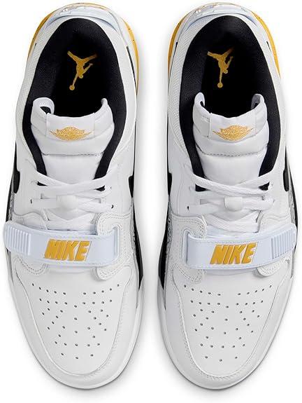 Jordan Air Legacy 312 Low Mens Shoes (10.5, White/Black-yellow Ochr)