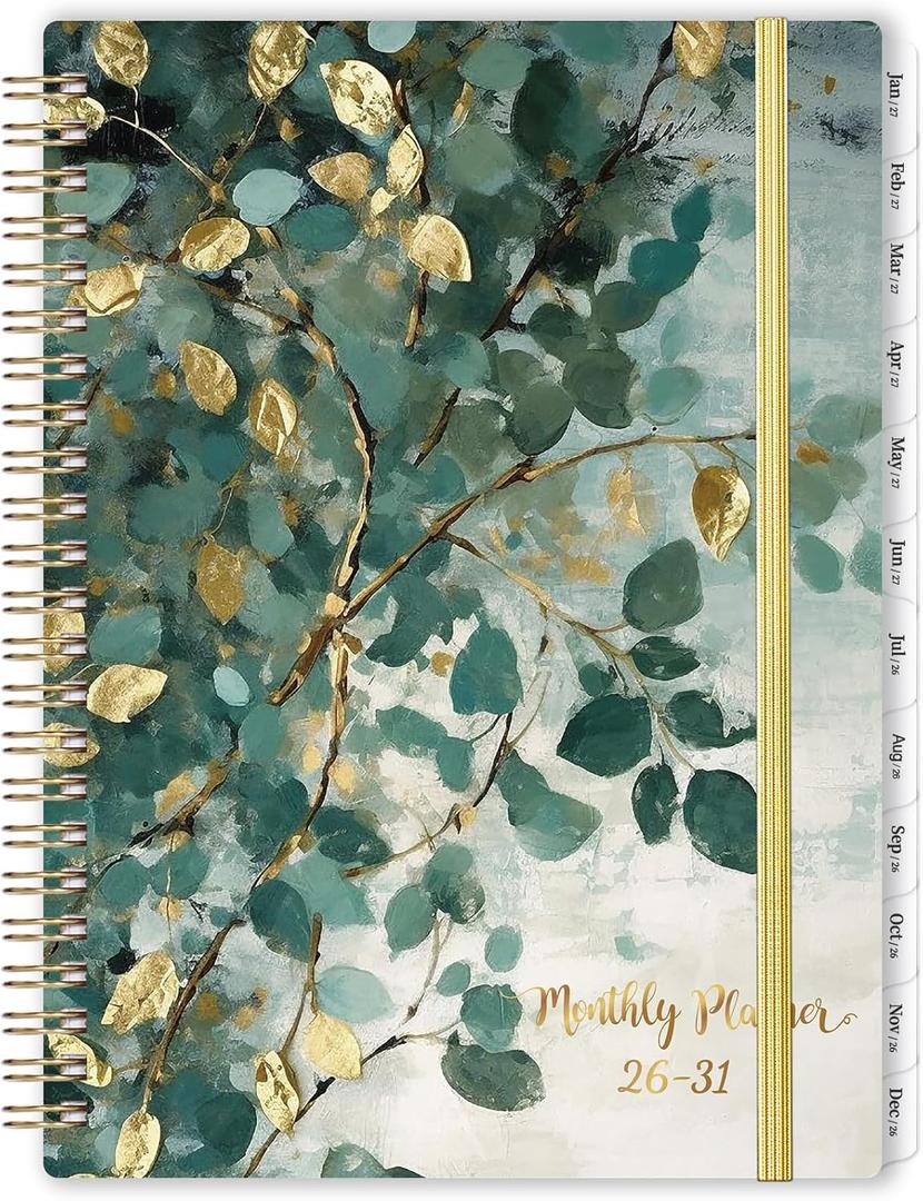 2026-2031 Monthly Planner - 5 Year Planner/Calendar, July 2026 - June 2031, 6.4" x 8.5", 5 Year Calendar 2026-2031 Monthly Planner with 60 Months Tabs, Double-Side Pocket, Notes Pages