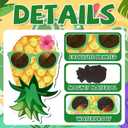 Xuhal 12 Pcs Pineapple Magnets Cruise Door Decorations Magnetic Tropical Pineapple Decals Decor Cruise Door Refrigerator Car Magnets Stickers for Cabin Summer Party Car Accessories