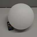 FANOAULEA 8 Inch Ball Light, Outdoor Glow Globe Light with Remote Control, LED Solar Gazing Ball Night Light 10 Modes RGB Color Changing, Waterproof Solar Globe for Garden Yard Pathway Decor