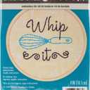 Dimensions 'Whip It' Short N' Sweet Mini Embroidery Kit for Beginners, 4''