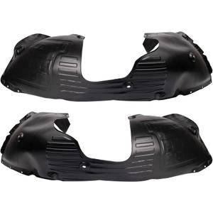 TRQ Front Inner Fender Liner Set Compatible with 2015-2017 Hyundai Sonata HY1248154 HY1249154