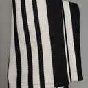 IOHOUZE Black and White Striped Rug 3'x5' Front Door Rugs Outdoor, Washable Area Rug for Front Porch, Spring Summer Doormats Outdoor Indoor, Cotton Rugs for Entryway Porch Entrance