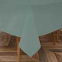 Majestic Giftware PU Faux Leather Rectangle Tablecloth | (TCE101-54200) Emerald Waterproof & Spill Proof Dining Table Cover | Decorative Washable Tablecloth for Home, Kitchen, Party (54X200)
