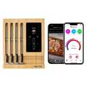MEATER Block: WiFi Smart Wireless Meat Thermometer | 4 Probes, Long Range | Perfect for BBQ, Oven, Grill, Kitchen, Smoker, Air Fryer | Apple Watch, Alexa Compatible | iOS & Android App