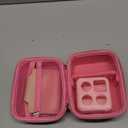 YouKnow Hard Case and Silicone Cover for Yoto Mini Player, Kids Audio Music Accessory with Card Case Holder for up to 10 Cards (Pink)