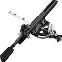 HONGDUI MG21 Precision Miter Gauge System, with 36inch Extended Fence & Micro Adjustable Flip Stop, Fit 3/8 x 3/4" T Slot for Table Saw Router Table