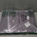 LOVEVOOK Laptop Bag for Women 17.3 Inch Laptop Tote Work Bags Professional Leather Computer Briefcase Waterproof Handbag Shoulder Large Capacity Business Teacher Office Crossbody Purse (Black/Purple)