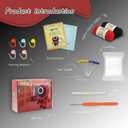 Crochet Kit for Beginners,Crochet Kit Amigurumi Crocheting Animals Kits with Step-by-Step Video Tutorials, Knitting Starter Pack for Adults and Kids (red)