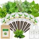 Gourmet Herb Seed Pod Kit for AeroGarden, idoo, Ahopegarden, MUFGA with Basil, Parsley, Thyme, Mint, Cilantro, Dill, Oregano - Hydroponics Supplies for Most Brand (7-pod)