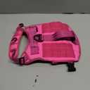 Dog Harness for Large Dogs Heavy Duty, No Pull Tactical Dog Harness with Molle System, Easy On and Off Service Dog Vest, Breathable Padded, Adjustable Reflective Pet Vest for Walking Hiking Training (L(Neck:18-24",Chest:25-36"),45-80 lbs, Pink)