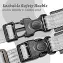 Escape-Proof Dog Harness Medium Size Dog Soft No Pull Padded Lightweight Reflective Adjustable Breathable Mesh Harness with Handle - Step in Medium Sized Vest Harness for Puppy, Gray, M