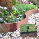 200 Count Plastic Landscape Edging Anchoring Stakes 8-Inch Garden Lawn Yard Landscaping Spikes for Paver Edging, Weed Barrier, Tent, Artificial Turf & More