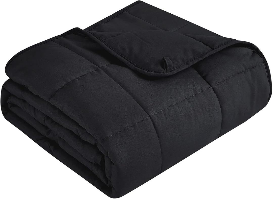 Topcee Weighted Blanket for Adults (20 lbs, 60" x 80") Queen Size Soft Cooling Heavy Blanket Sleeping, Apply to 190-210 lbs Body, Thick Breathable Blanket with Glass Bead, Easy Care
