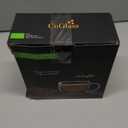 CNGLASS 8oz Double Wall Glass Coffee Mugs,Clear Insulated Espresso Glass Mugs with Handle for Latte,Cappuccino,Coffee,Set of 4