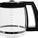 12-Cup Replacement Glass Coffee Carafe for Cuisinart Coffee Maker Models DCC-1200, DCC-1100BK, DCC-2650, CHW-12, CHW-12P1, DGB-550BK, DGB-550BK1, DGB-625BC, DGB-700BC, and SS-12 | Part# DCC-1200PRC