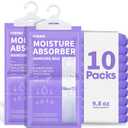 Ksend Moisture Absorber, 10 Pack Hanging, Lavender Scent