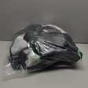 Fioqe 2PCS Double-Layer, Heavy-Duty Composite Fabric Front 60/40 Split Bench Highback Seat Cover for Ford Ranger 1998-2003，60/40 Split Bench Truck Seat Cover-Black