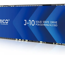 ORICO M.2 NVMe SSD 512GB with Heatsink, Up to 2800MB/s PCIe Gen3x4 2280 Internal Solid State Drive, SLC Cache 3D NAND, Compatible with Laptop and PC Desktops -J10
