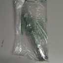 RENOOK Grill Mat Set of 6-100% Non-Stick Reusable Mats for Gas, Charcoal or Electric Grills - Easy to Clean - 15.75 x 13-Inch, Black