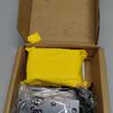 Amazon Basics Interior Door Hinge, Square, 3.5 x 3.5 Inch, Matte Black - Pack of 12