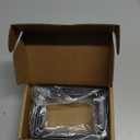 6 Pcs Adjustable Slotted L Brackets, Black L Shaped Bracket with 2 Slots Holes, Metal 90 Degree Joint Right Angle Corner Brace Brackets for Fixing Wood Furniture, PC Case 4" L x 2"H x 1"W