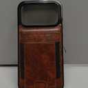 LOHASIC for iPhone 17 Pro Max Case Wallet, 7 Slots & RFID Blocking, Leather Cover for iPhone 17 Pro Max Wallet Case with Card Holder for Men Women, Brown