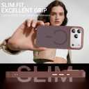 BENTOBEN Carbon Fiber for iPhone 17 Pro Case 2025 [Compatible with MagSafe] Magnetic Fashion Phone Case iPhone 17 Pro 6.3" Slim TPU Bumper with Drop Protection Women Men Cases Cover, Desert Titanium