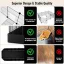 PAWING 12 Panels Small Animal Playpen with Waterproof Mat - Durable Metal Wire Yard Fence for Guinea Pigs, Kittens, Puppies, Hamsters, and Hedgehogs - Indoor & Outdoor Pet Cage