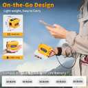 Kzreect 220W Power Inverter Compatible with DeWalt 20V/18V Batteries (Battery Not Included), DC to 110V AC Converter with 1 AC Outlet, USB-C, Dual USB-A & 400LM LED Outdoor, Camping, Emergency Use