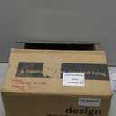 OAKOA Large Decorative Bowl - White Decorative Bowls for Home Decor - Organic Modern Home Decor Bowl - Concrete Ruffle Bowl Decor - Fluted Bowl - Scalloped Bowl