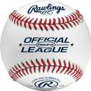 Rawlings | FLAT SEAM Official League Baseballs | FSOLB1X | Recreational Use Practice | 4 Count 