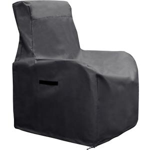Skypatio Patio Chair Cover Waterproof, Outdoor Furniture Storage Cover for All Weather Protection (Black) 