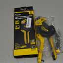 TOLESA PVC Pipe Cutter 3-Gear Adjustable, Cuts Up to 2-1/2, Ratchet Pipe Cutter Tool Heavy-Duty for PVC, PPR, PE, PEX, ABS, Plastic Hoses