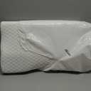 Derila King Size Neck Pillow for Sleeping, Ergonomic & Cervical Pillow for Neck Support & Relief, Memory Foam Side Sleeper Pillows, Bed Contour Pillows for Back, Stomach Sleepers (King Size (23.6" x 13.4" x 4.3"), 1 Pillow_white)